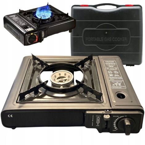 AUTRES RÉCHAUD À GAZ PORTABLE POUR CAMPING, CARTOUCHE DE GAZ, BOUTEILLE 2 EN 1