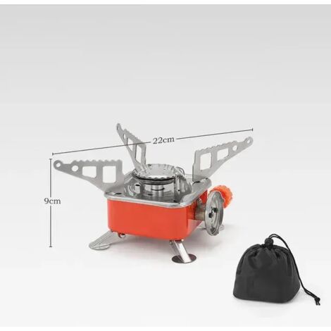 Réchaud à gaz portable pour camping et tourisme, grande puissance, ustensiles de cuisine, fourneau, barbecue, fournitures touristiques et de loisirs de plein air.