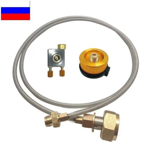 Réchaud de camping extérieur, réchaud à gaz, adaptateur de conversion pour bouteille de gaz, brûleur, adaptateur de remplissage de bouteille de propane, réchauds de cuisine portables