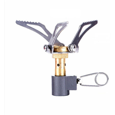 Réchaud de camping pliable intégré, mini format avec boîte, pour cuisine outdoor