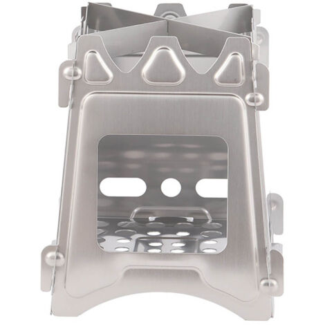Réchaud de camping, poêle à bois, mini gazéificateur de bois, réchaud de camping pliable, portable et compact