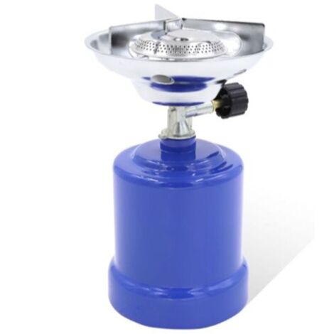 Réchaud de camping portable pour café – Réchaud à gaz spécial pour bouteilles de gaz – Compact et léger pour les aventures en plein air
