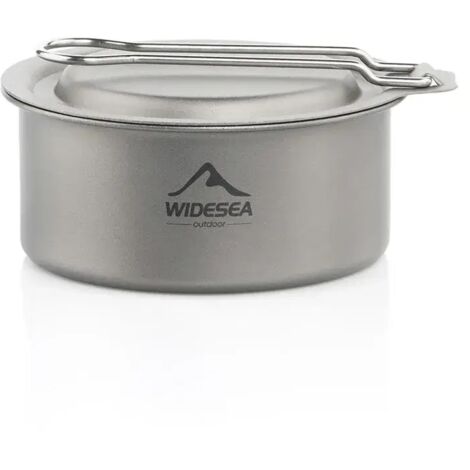 Réchaud de camping Widesea en titane, brûleur à alcool, chauffage portable au bois et au charbon de bois, fourneau, fournitures de cuisine de survie en plein air pour la randonnée, réchauds de cuisine