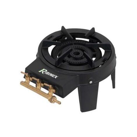 RIBILAND Réchaud gaz 3 feux 9000 W 4 pieds propane et butane