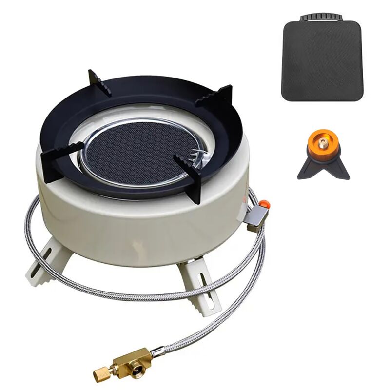 Rechaud Gaz Bivouac, 4000Watt Rechaud Camping, Réchaud de Camping Portable, Réchaud de Camping Infrarouge économe en énergie, Réchaud à Gaz pour le