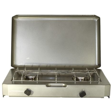 Rechaud gaz FT 200. Rechaud camping gaz 2 feux pour bouteille de gaz 13 kg.