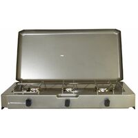 Rechaud gaz FT 300. Rechaud camping gaz 3 feux pour bouteille de gaz 13 kg.
