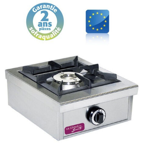 Réchaud Gaz Professionnel - 1 feu - 6500 W - Sofraca