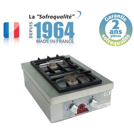 Réchaud Gaz Professionnel spécial traiteur - 2 feux - 6980 W - Sofraca