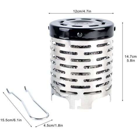 Réchaud Mini Portable pour Camping, Équipement de Chauffage pour Activités en Plein Air et Tentes