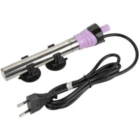 Réchauffeur d'aquarium, réchauffeur thermostatique Automatique d'acier Inoxydable de Barre de Chauffage de réservoir de Poissons 50W Anti-déflagrant[50W] Chauffages
