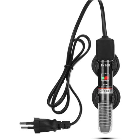 Réchauffeur d'aquarium Thermostat 26 °C Réchauffeur d'aquarium 50 W Tige chauffante pour aquarium Thermostat d'eau d'aquarium Contrôleur de température pour aquariums d'aquarium-Fei Yu