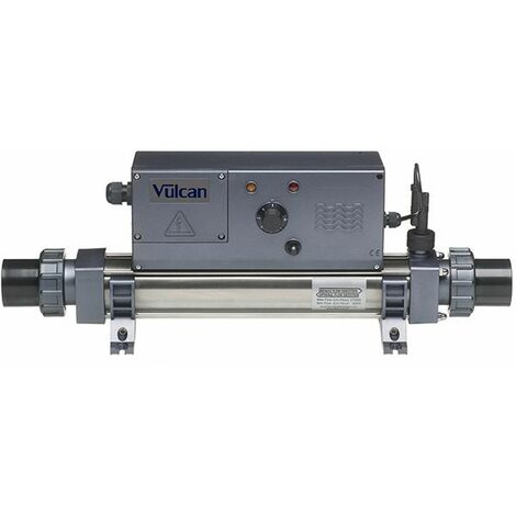 Réchauffeur electrique 9kw triphasé analogique - Vulcan - v-8t39v - gris