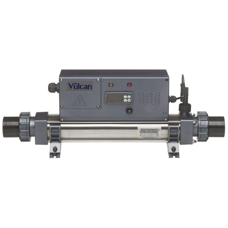 Réchauffeur Vulcan digital Titane 9kW Tri piscine hors-sol et enterrée
