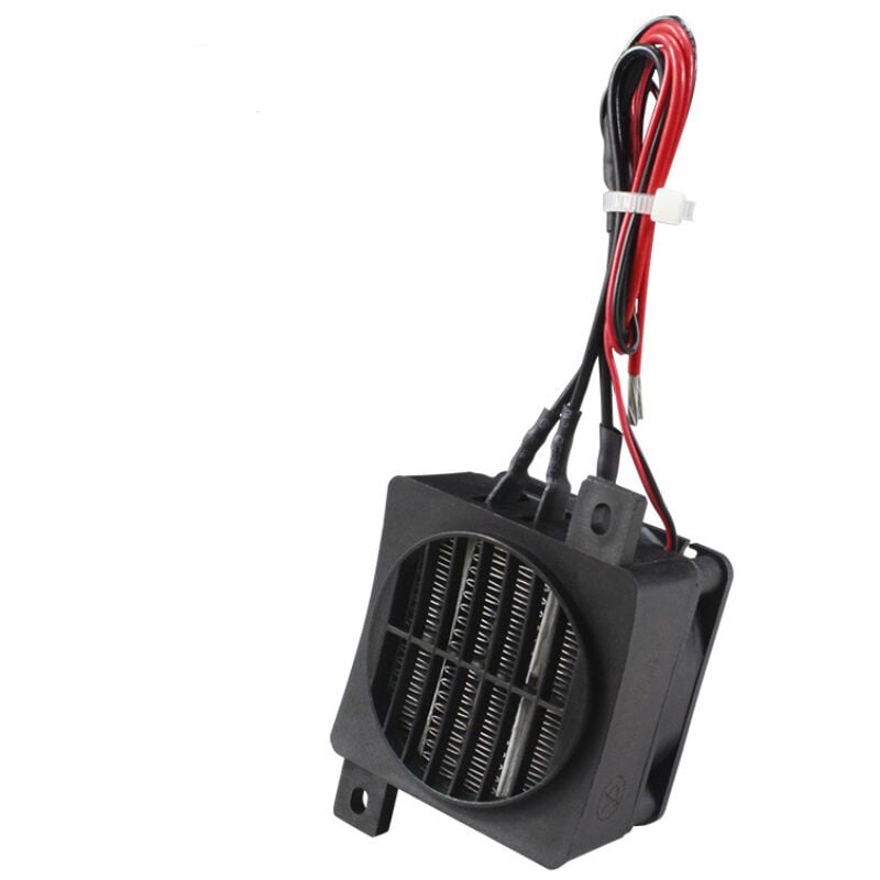 Réchauffeur ptc avec Ventilateur, 12V100W Réchauffeur électrique céramique thermostatique d'air Chauffant