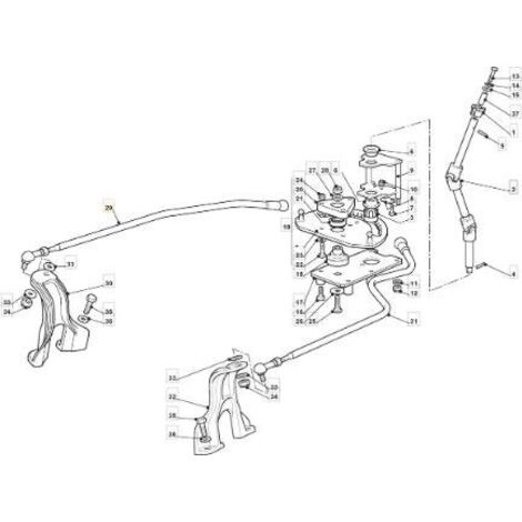 RECHTE LENKSTANGE TC HE 10/11 ORIGINAL STIGA - 382000622/0