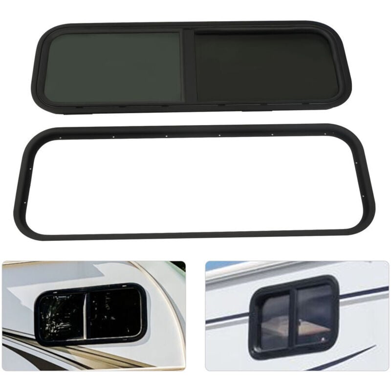 Image of Rechteckig Wohnwagen Schiebefenster aus Aluminium 900x300 Wohnmobil Wohnwagen Pferdetransporter
