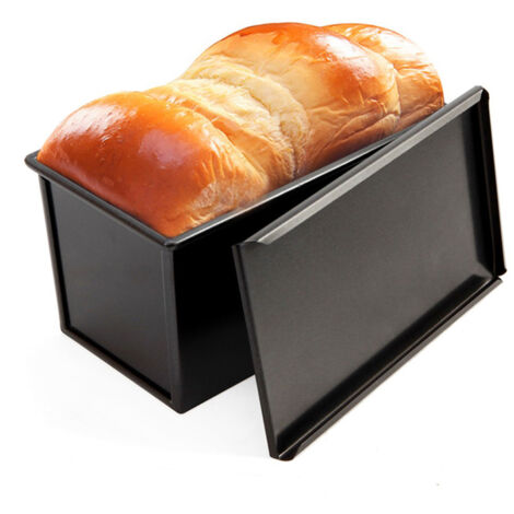 Rechteckige Antihaft-Brotform mit Deckel zum Backen von Kuchen und Toast