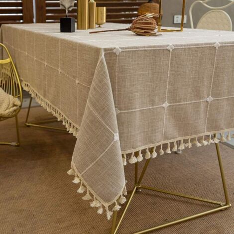 Rechteckige Außendecke, Anti-Tache-Nappe, waschbares Gewebe, na