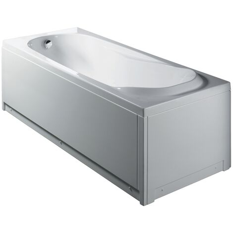 Rechteckige Badewanne S/Whirlpool C/Paneele Mod. Milo