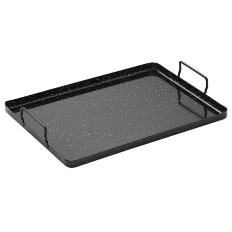 Rechteckige emaillierte Platte  17 x 21 cm