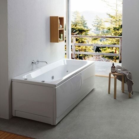 Rechteckige Hydromassage -Badewanne  Ester