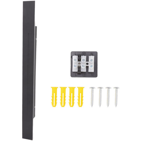Rechteckige LED-Wandleuchte, lang, handbemalt, für den Innenbereich, Schutzart IP43, Wandmontage, 60 cm, warmweiß, 86–265 V, 1 Leuchte
