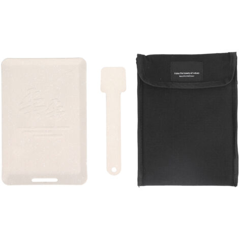 Rechteckige Mini-Grillpfanne aus Gusseisen mit Antihaftbeschichtung für Camping, Wandern, Angeln und Grillen – Beige