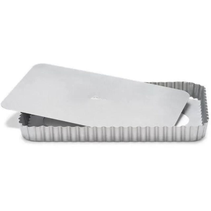 Patisse Rechteckige Tarteform Edelstahl 32x22 Cm