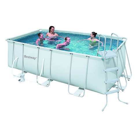 Rechteckiger oberirdischer Power Steel Frame Pool