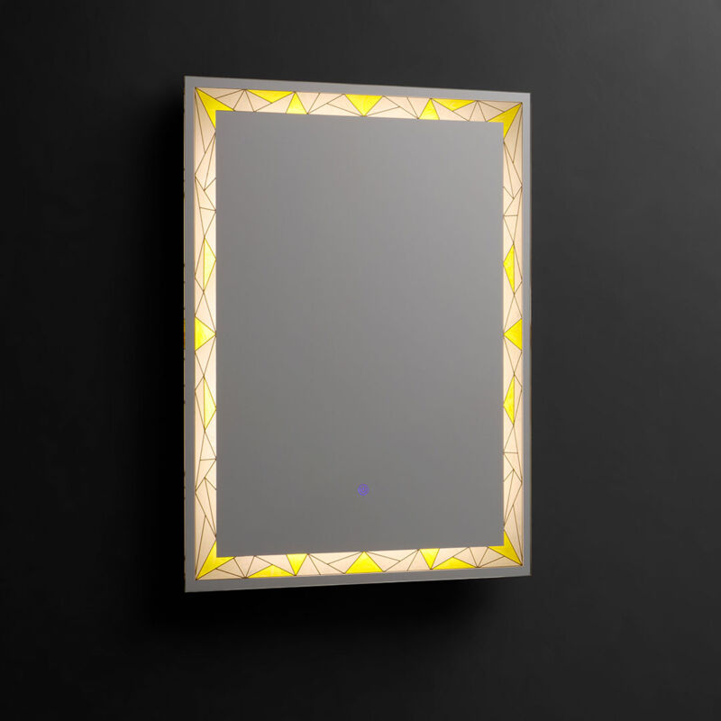 Iperbriko Transparent - Rechteckiger Spiegel 60X80 Mit Led-Beleuchtung