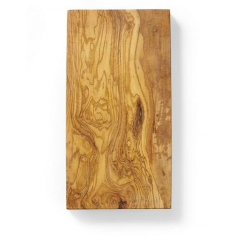 Rechteckiges Servierbrett aus Olivenholz 300 x 150 x 18 mm - Hendi 505175