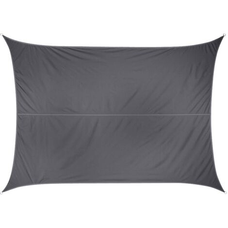 Rechteckiges Sonnensegel Curacao Grau - 4 x 3 m