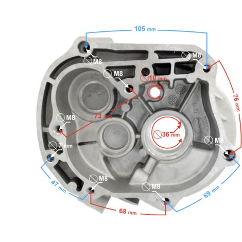 Rechtes Motorkurbelgehäuse für Falcon 50