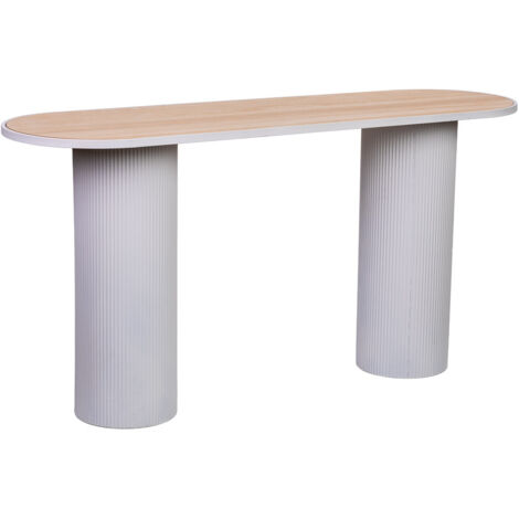 Recibidor de madera 150x45x75h cm