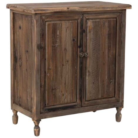 Recibidor de madera con 2 puertas 75x38x82h cm