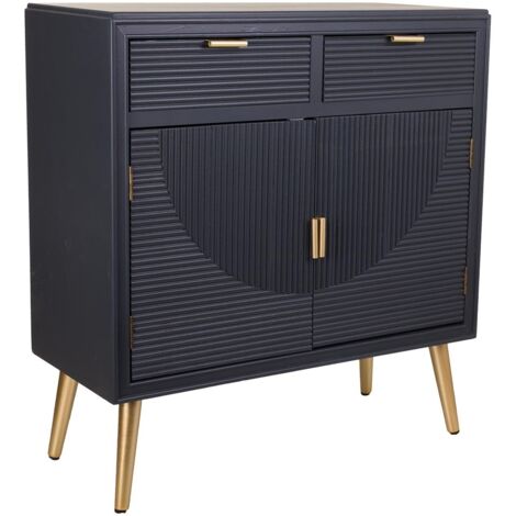 Recibidor de madera gris oscuro 80x36.5x85.5