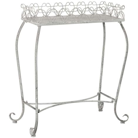 Recibidor de metal 76.84x38.1x84.46h cm