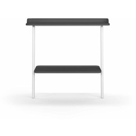 Recibidor modelo 787 acabado grafito/blanco, 87.5 cm (alto) x 111 cm (ancho) x 31 cm (prof.)