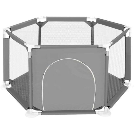 Recinto per bambini Baby park 130x65cm Grigio