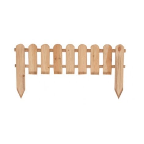 RECINTO STACCIONATA STECCATO IN LEGNO CM. 110X28/48H IN PINO IMPREGNATO INGLESE