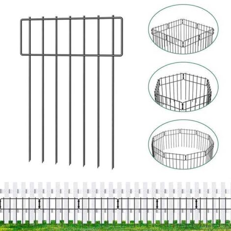 Recinzione da Giardino 20 Pezzi – Barriera per Cani e Conigli Senza Scavo