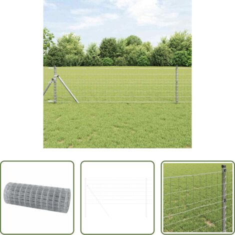 Recinzione in ferro -  Recinzione Euro 0,4 x 25 m Ferro rivestito in PVC