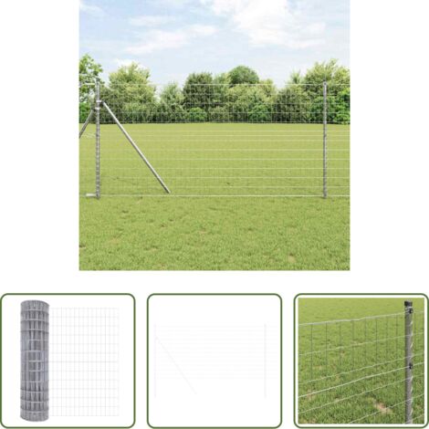 Recinzione in ferro -  Recinzione Euro 1,2 x 10 m Ferro rivestito in PVC