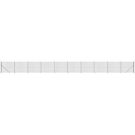 Recinzione Metallica con Flangia Antracite 2,2x25 m vidaXL