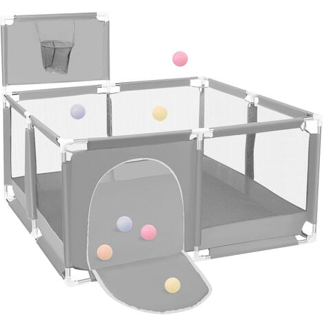 INSMA Recinzione per box 128 x 66 cm grigio natale ZebraA
