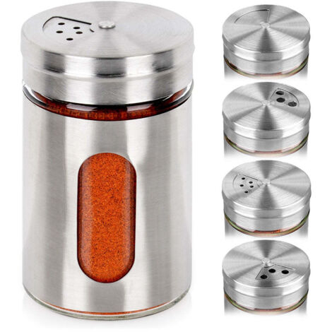 Récipient à épices avec passoire en verre 100 ml