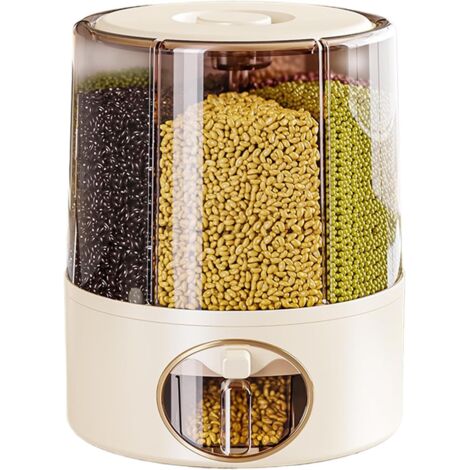 Récipient à Riz - Seau Tournant pour Riz - Grade Alimentaire
