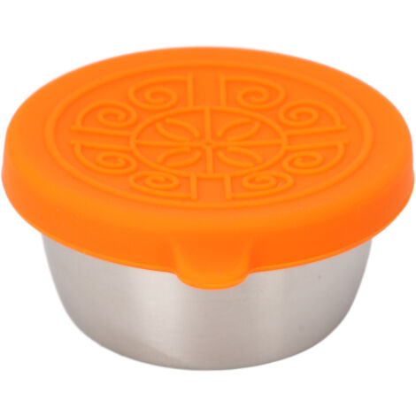 Récipient à Sauce 50ml en Acier Inoxydable, Pot Portable Anti-Fuite pour Salon de Coiffure et Maquillage