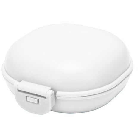 Récipient à savon - OKUMGGYJ - Étanche et portable - Couvercle à charnière - Polypropylène - Blanc